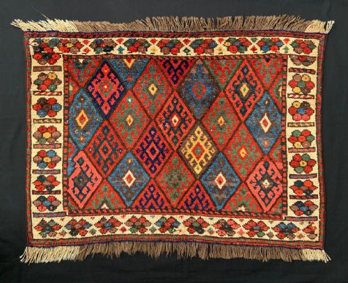 Antique Saddlebag Face, Jaf Kurds, Kurdistan.