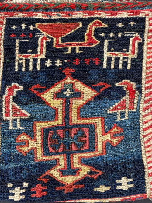 fig 1. Antique Vanity-Bag, Afshar Tribes, Kerman Province. South Persia.