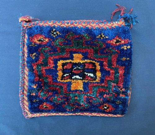 Antique Vanity-bag, Bakhtiari Nomads of Kiasy, the Chahar Mahal, Western Persia.