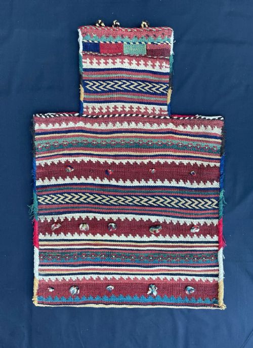 Antique Salt-bag, Qashqa'i - Amaleh Tribe, Fars Province, South-west Persia.