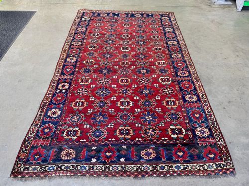 Antique Turkmen Main Carpet, Ersary Tribes, Middle Amu Darya Region, Turkmenistan, Central Asia.