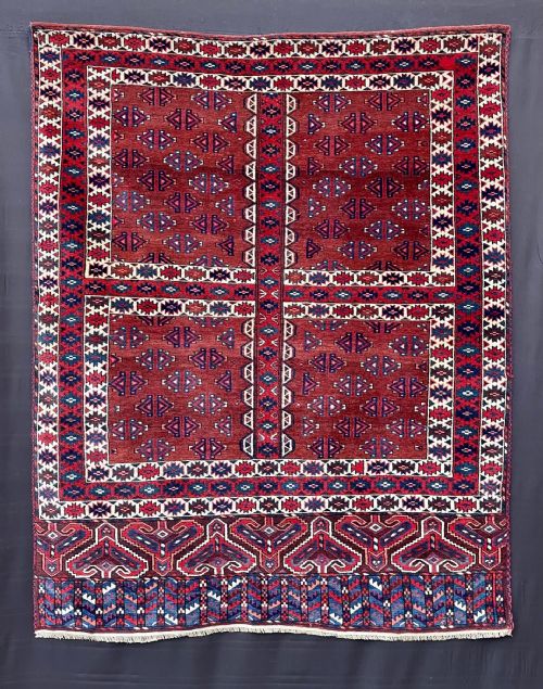 Antique Turkmen Engsi, Yomut Tribe, Trans-caspian Steppes, Turkmenistan, Central Asia.
