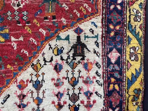 fig 1. Bakhtiari Tribal Rug, Bakhtiari Nomads, Western Persia.