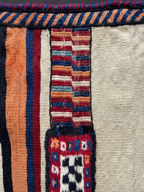 fig 1. Antique Tasheh (wheat-sack), Luri-Bakhtiari Nomads, The Chahar Mahal, Western Persia.