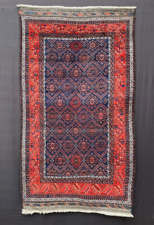 Antique Baluch Tribal Rug, Ferdows Region, South-east Persia.