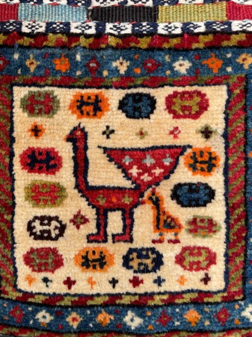 fig 1. Antique Vanity-Bag, Qashqa'i Tribes, Fars Province, South-West Persia.