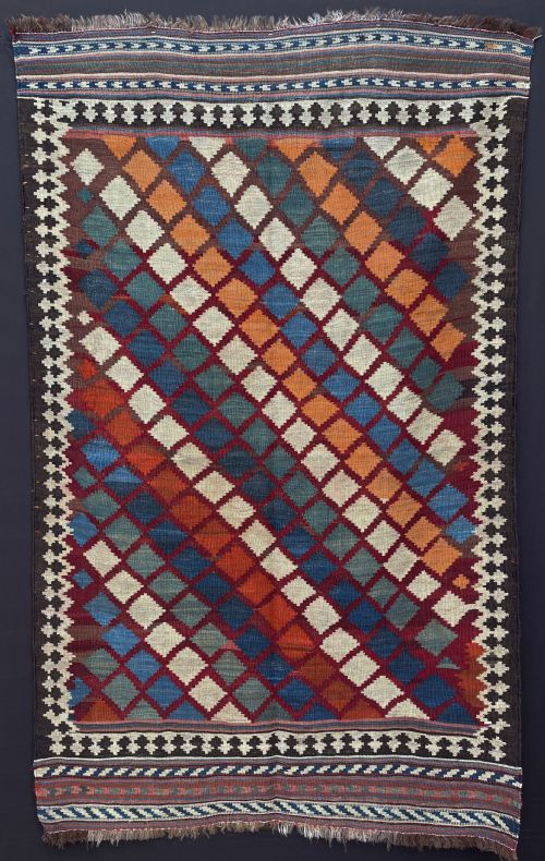 Antique Kilim, Luri Nomads, Luristan, Western Persia.