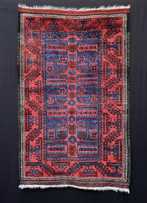 Antique Baluch Tribal Rug, Khorassan Province, North-east Persia.