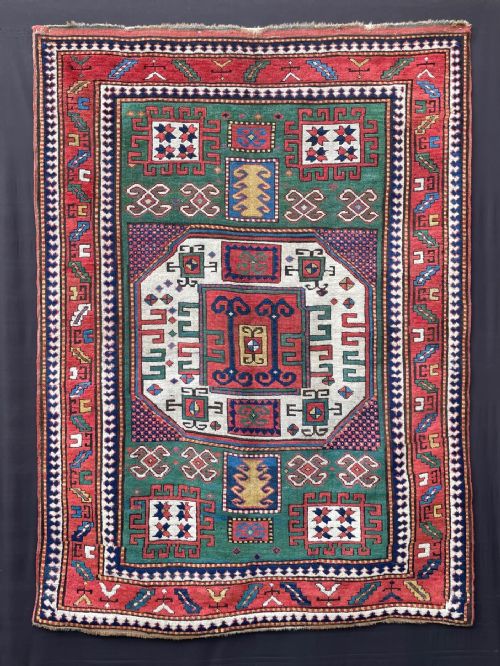 Antique Karachov Rug, Karachov, Kazak Mountains, South-west Caucasus.