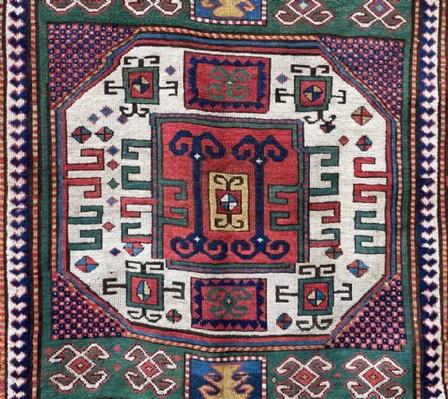 fig 1. Antique Karachov Rug, Karachov, Kazak Mountains, South-West Caucasus.