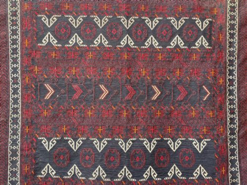 fig 1. Antique Flatweave, Timuri Sangtschuli Tribe, Borderlands of North-East Persia / North-West Afghanistan.