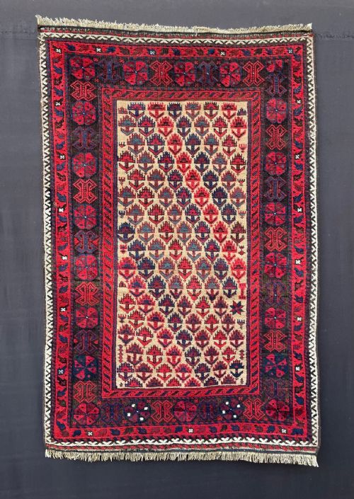Antique Timuri Tribal Rug, Borderlands of North-eastern Persia / North-western Afghanistan.