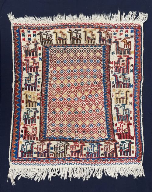 Antique Sofreh, Qashqa'i Nomads, Fars Province, South-west Persia.