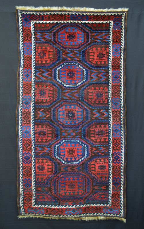 Antique Baluch Rug, Mahdad Khani Tribe, Khorassan Province, North-east Persia.