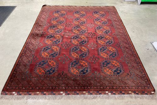 Antique Turkmen Carpet, Ersari Tribes, Middle Amu Darya Region, Turkmenistan, Central Asia.