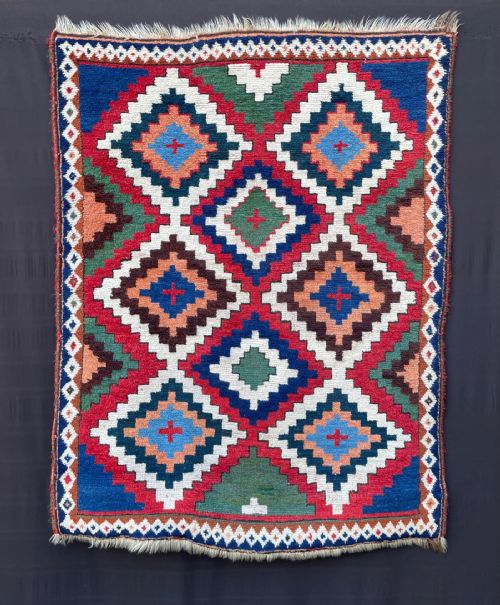 Antique Gabbeh, Qashqa'i Tribes, Fars Province, South-west Persia.