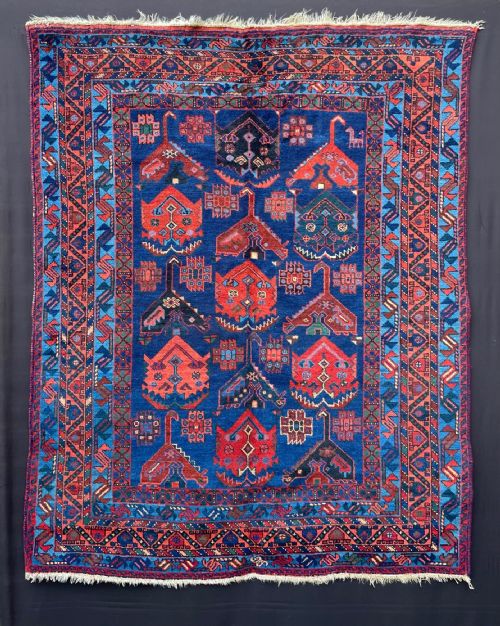 Antique Afshar Rug, Neiriz Region, Kerman Province, South Persia.