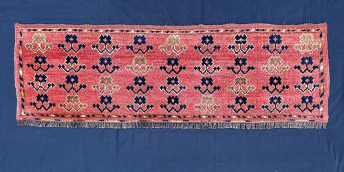 Antique Turkmen Germech, Ersary Tribes, Middle Amu Darya Region, Turkmenistan, Central Asia.