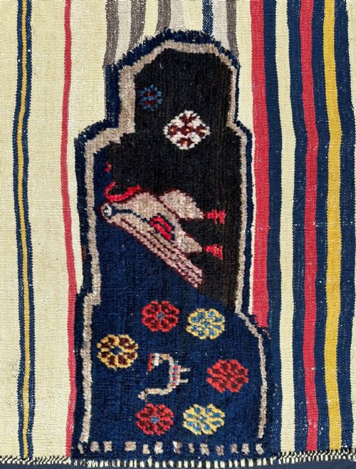 fig 1. Antique 'Tacheh' (wheat-sack), Luri - Bakhtiari Tribes, The Chahar Mahal, Western Persia.