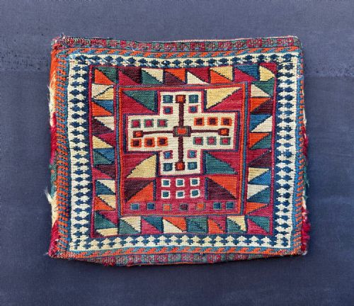 Antique Vanity-bag, Qashqa'i Tribes, Fars Province, South-west Persia.