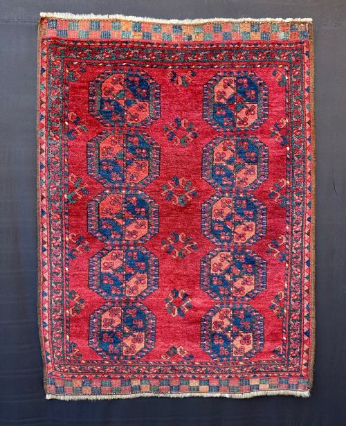 Antique Turkmen Wedding Rug, Ersary Tribes, Middle Amu Darya Region, Turkmenistan, Central Asia.