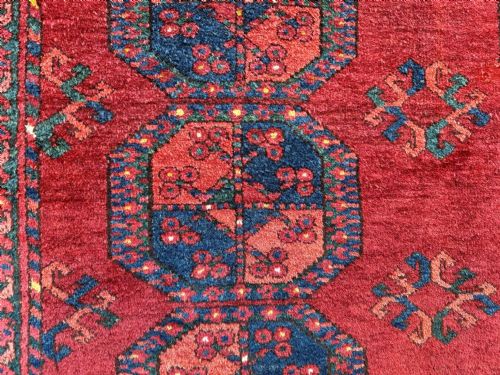 fig 2. Antique Turkmen Wedding Rug, Ersary Tribes, Middle Amu Darya Region, Turkmenistan, Central Asia.