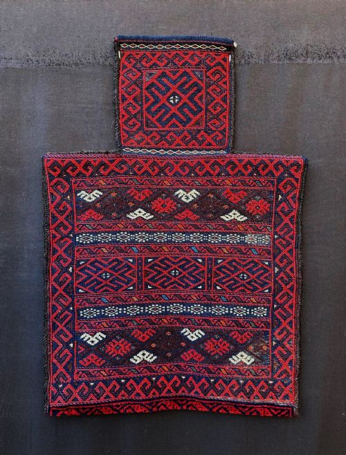Antique Salt-bag, Timuri - Sangtschuli Tribe, Borderlands of North-east Persia / North-west Afghanistan.