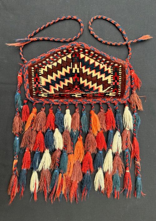 Antique Turkmen Dizlyk, Yomut Tribes, Trans-caspian Steppes, Turkmenistan, Central Asia.