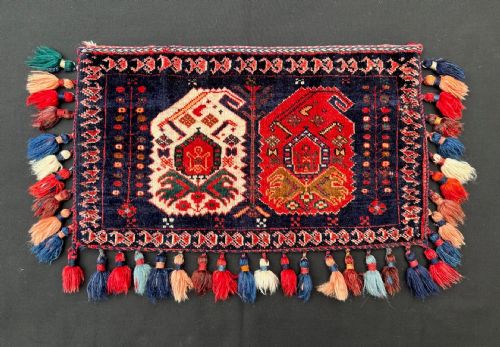 Antique Vanity-bag, Afshar Tribes, Kerman Province, South Persia.