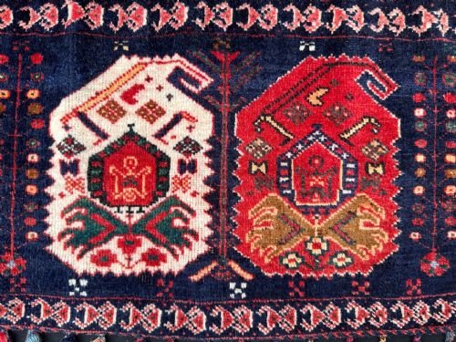 fig 1. Antique Vanity-Bag, Afshar Tribes, Kerman Province, South Persia.