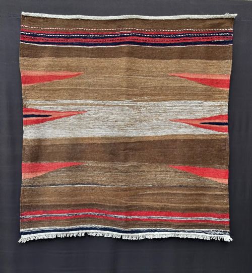 Antique Bread Flat-weave (Sofreh), Kamo, Central Persia.