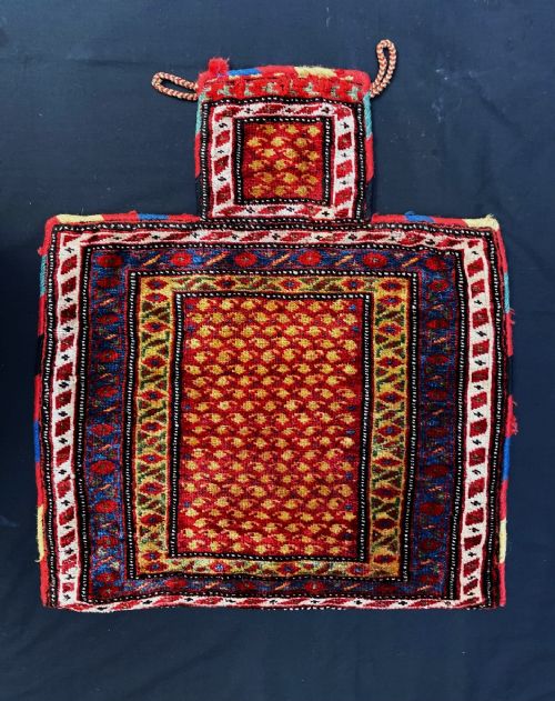 Antique Salt-bag, Qashqa'i - Amaleh Taifeh, Fars Province, South-west Persia.