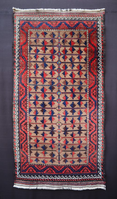 Antique Baluch Tribal Rug, Khorassan Province, North-east Persia.