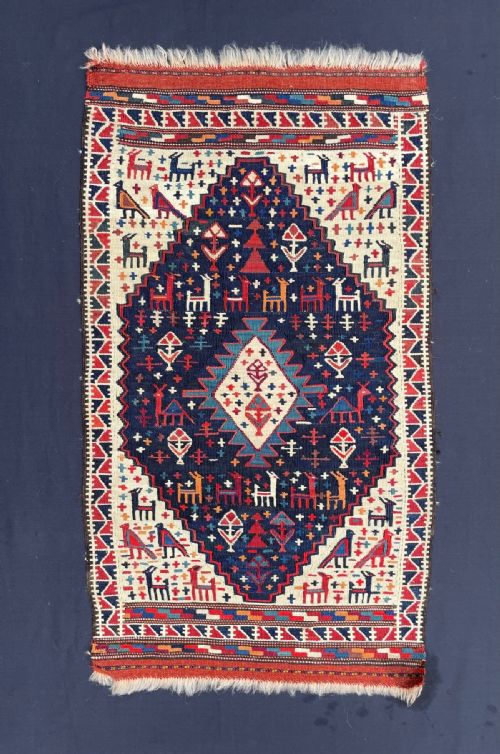 Antique Pillow Bag-face, Kordi Tribes, Quchan Region, Khorassan Province, North-east Persia.