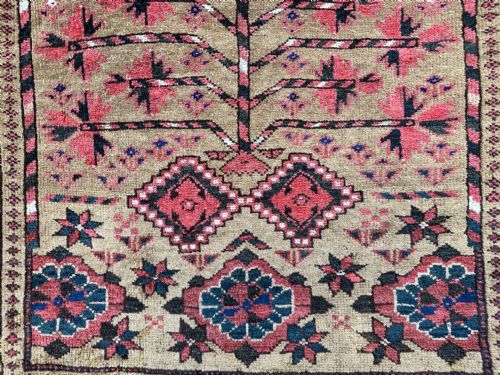 fig 1. Antique Prayer-Rug, Baluch Tribes, North-West Afghanistan.