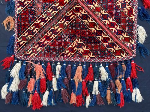 fig 1. Antique Turkmen 'Bukcha', Yomut Tribe, Trans-Caspian Steppes, Turkmenistan, Central Asia.