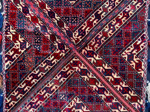 fig 2. Antique Turkmen 'Bukcha', Yomut Tribe, Trans-Caspian Steppes, Turkmenistan, Central Asia.