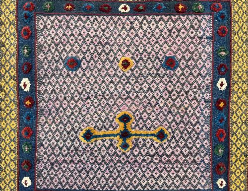 fig 1. Antique Bread Sofreh, Qashqa'i Tribes, Fars Province, South-West Persia.