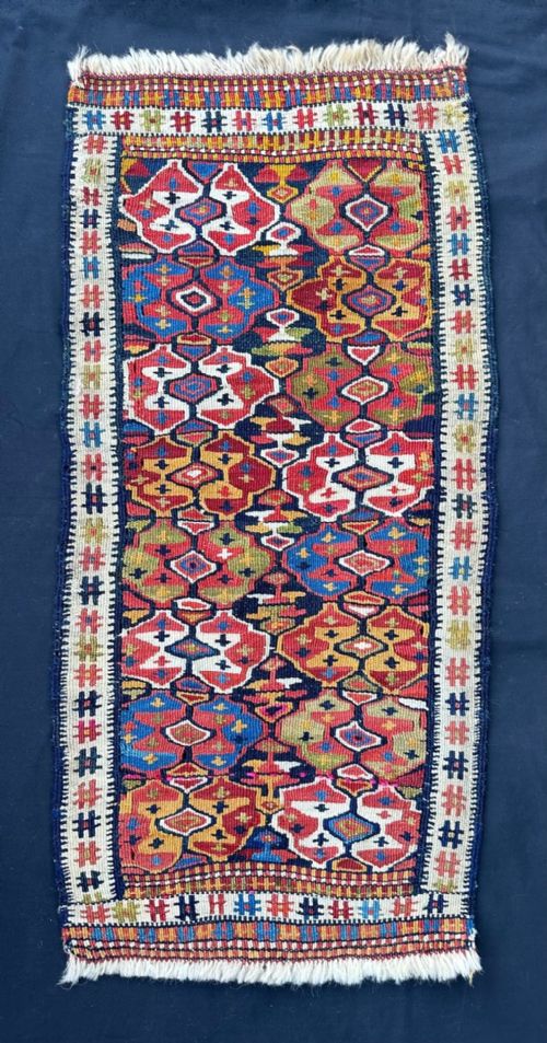 Antique Flatweave Panel, Kordi Tribes, Quchan Region, Khorassan Province, North-east Persia.
