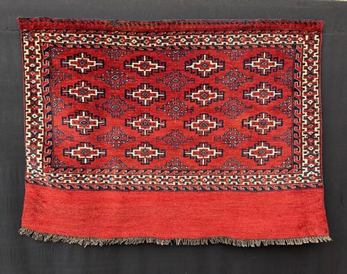 Antique Chuval, Yomut Turkmen Tribes, Trans-caspian Steppes, Turkmenistan, Central Asia.