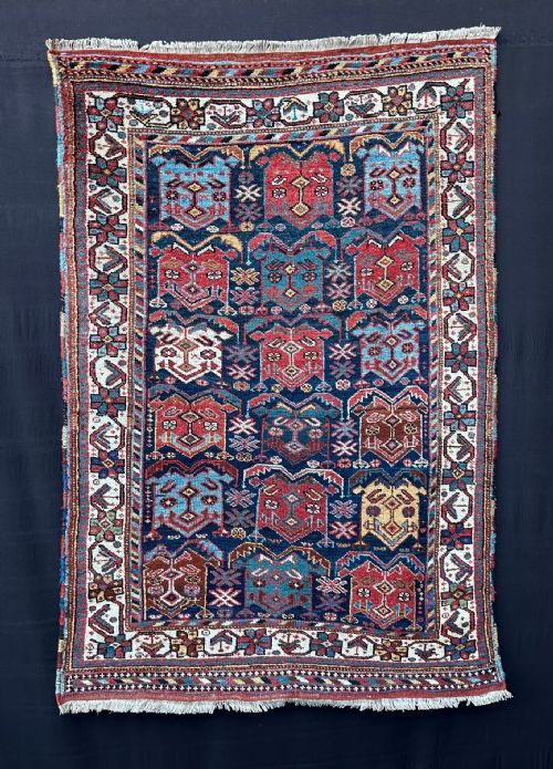 Antique Afshar Tribal Rug, Sirjan Region, Kerman Province, South Persia.
