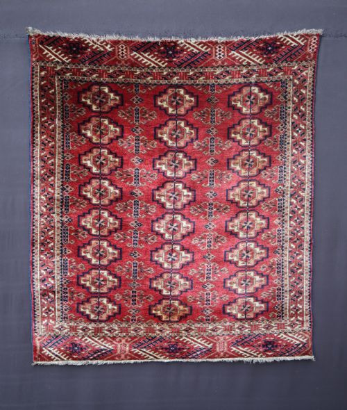 Antique Turkmen Wedding Rug, Teke Tribes, Merv Oasis, Turkmenistan, Central Asia.