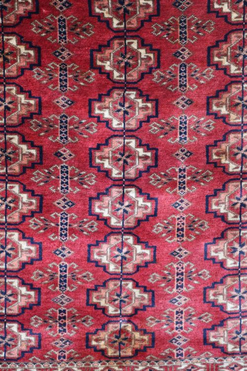 fig 1. Antique Turkmen Wedding Rug, Teke Tribes, Merv Oasis, Turkmenistan, Central Asia.