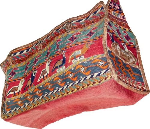Antique Cargo-bag, Qashqa'i Nomads, Fars Province, South-west Persia.