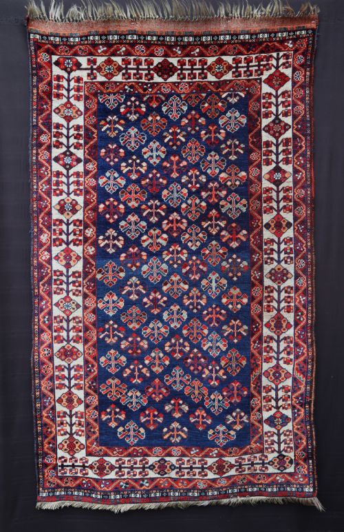 Antique Qashqa'i Rug, Shesh Boluki Sub-tribe, Fars Province, South-west Persia.