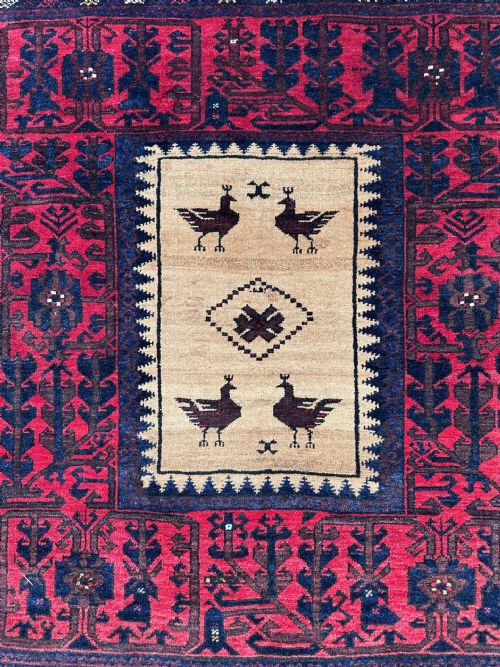 fig 1. Antique Baluch Dining Sofreh, Salar Khani Tribe, Khorassan Province, North-East Persia.