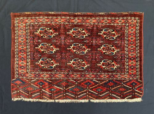 Antique Turkmen Chuval, Yomut Tribes, Trans-caspian Steppes, Turkmenistan, Central Asia.