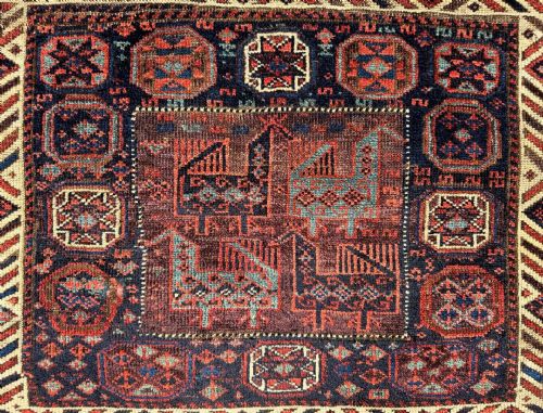 fig 1. AntiquBag-Face, Timuri Tribes, Borderlands of North-East Persia / North-West Afghanistan.