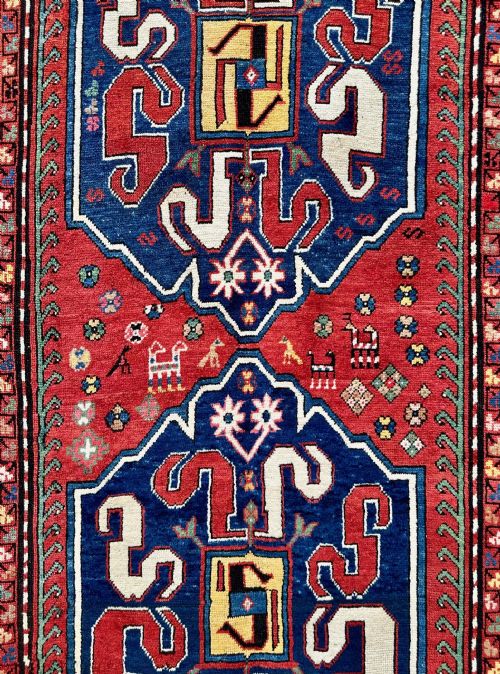 fig 1. Antique Chondzoresk Rug, Karabagh Region, Southern Caucasus.
