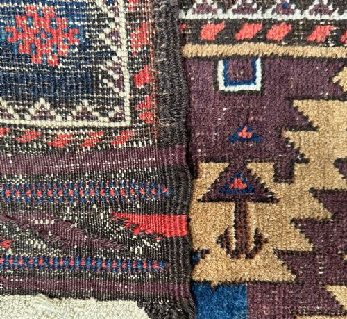 ANTIQUE BALUCH TRIBAL RUG FERDOWS PROVINCE SOUTHEAST PERSIA - ADDITIONAL PHOTO 6